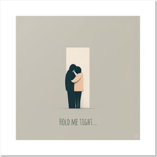 [AI Art] Hold me tight, Minimal Art Style Posters and Art